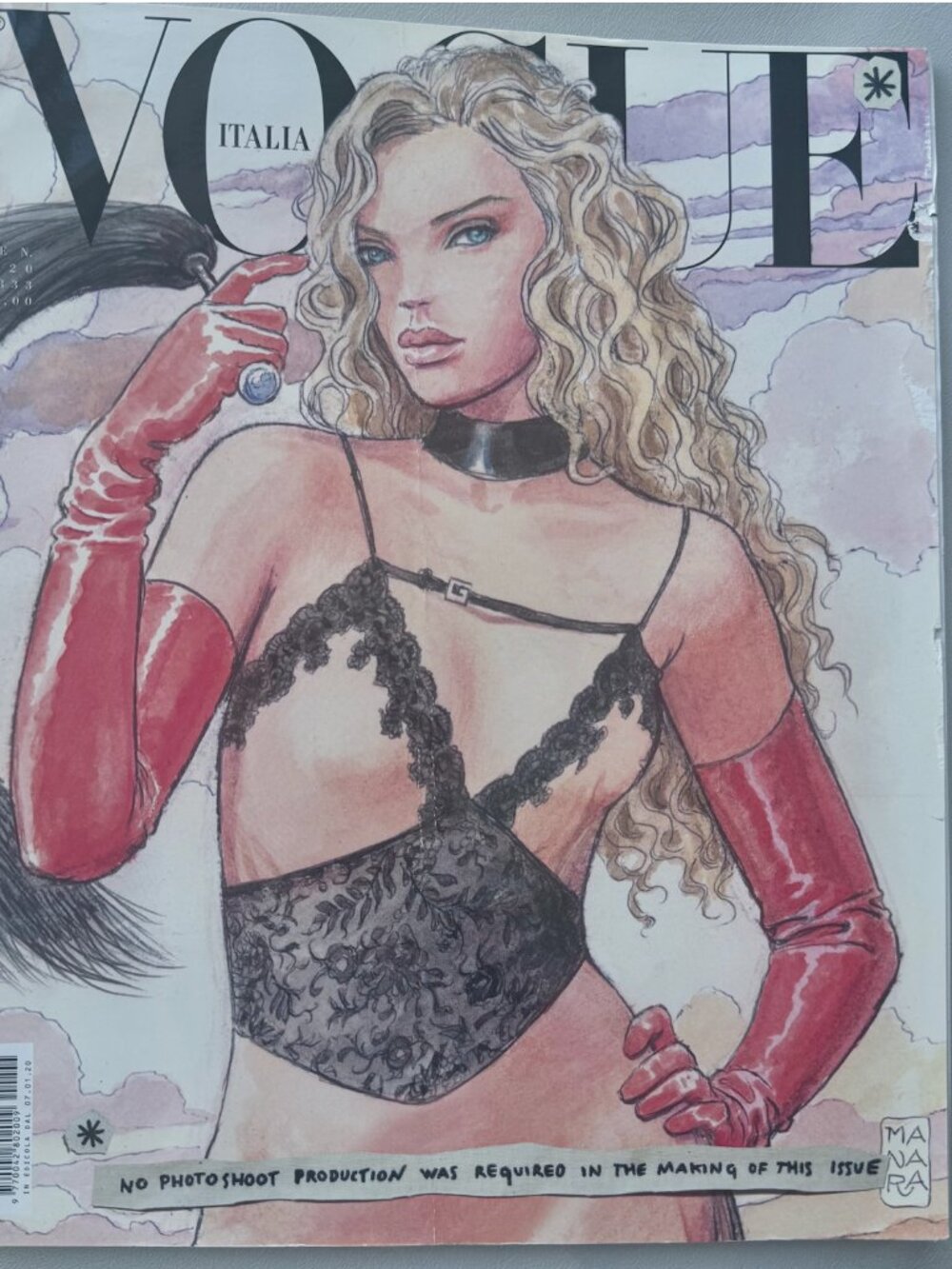 VOGUE Italia 833 January 2020 Manara no photoshop in this issue